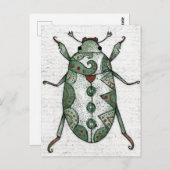 Grapevine Beetle Postkarte (Vorne/Hinten)