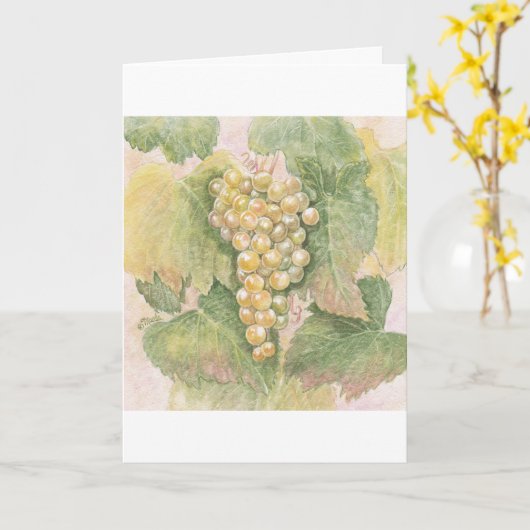 Grapevine Birthday Card Karte (Gelbe Blume)