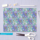 Grapevine Blume Vintages Blumenmuster elegant Seidenpapier (Handwerk)