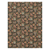 Grapevine & Blume Vintages Viktorianisches Erbmust Tischdecke (Vorderseite)