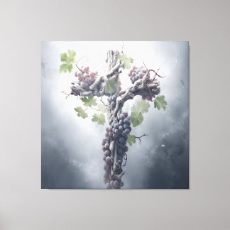 Grapevine Cross Leinwanddruck