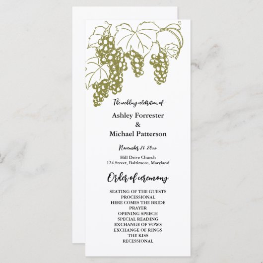 Grapevine Elegante Weinroute Mendrisiotto Programm (Vorne/Hinten)