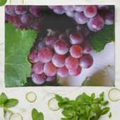 Grapevine Fruchtfotografie Geschirrtuch (Gefaltet)