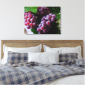 Grapevine Fruchtfotografie Leinwanddruck (Insitu (Schlafzimmer))