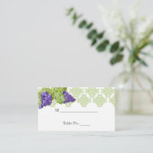 Grapevine Garden Wedding Platzkarten (Stehend Vorderseite)