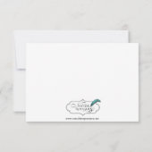 Grapevine Garden Wedding Response Card RSVP Karte (Rückseite)