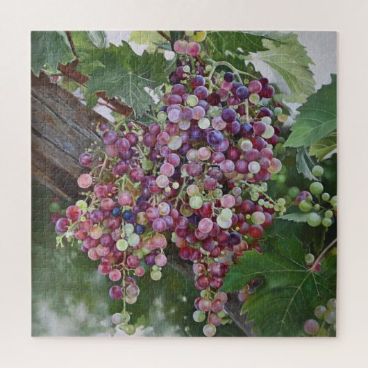 Grapevine Glorie — Hyperrealistische Weinbaukunst  Puzzle (Vertikal)