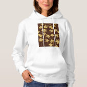 Grapevine Hintergrund Damen Hoodie (Vorderseite)