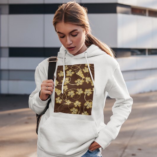 Grapevine Hintergrund Damen Hoodie