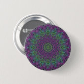 Grapevine Lila Abstrakt Mandala Button (Vorne & Hinten)