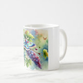 Grapevine Moth 070824AREF124 - Watercolor Kaffeetasse (VorderseiteRechts)