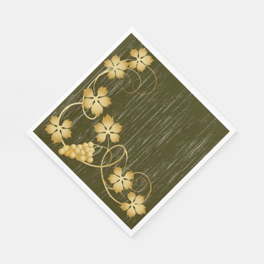 Grapevine Paper Napkins Serviette (Ecke)