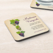 Grapevine Promotional Cork Untersetzer (Linke Seite)