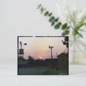 Grapevine Sunrise Postcard Postkarte (Stehend Vorderseite)