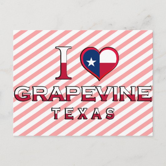 Grapevine, Texas Postkarte (Vorderseite)