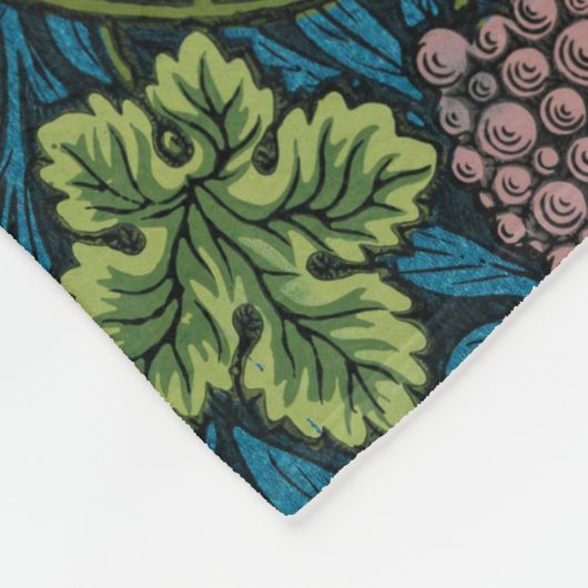 Grapevine (von William Morris) Fleecedecke (Ecke)