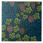 Grapevine (von William Morris) Fliese (Vorderseite)