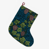 Grapevine (von William Morris) Großer Weihnachtsstrumpf (Vorderansicht (hängend))