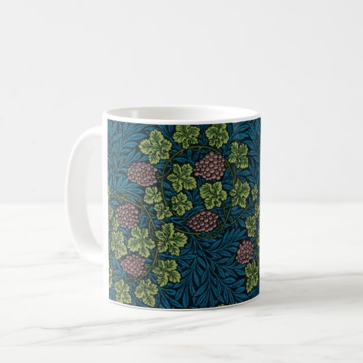 Grapevine (von William Morris) Kaffeetasse (Vorderseite Links)