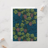 Grapevine (von William Morris) Karte (Vorderseite/Rückseite Beispiel)