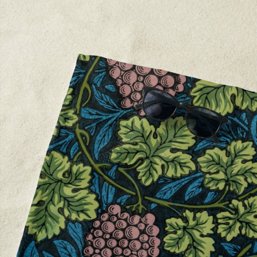 Grapevine (von William Morris) Strandtuch (Beispiel)