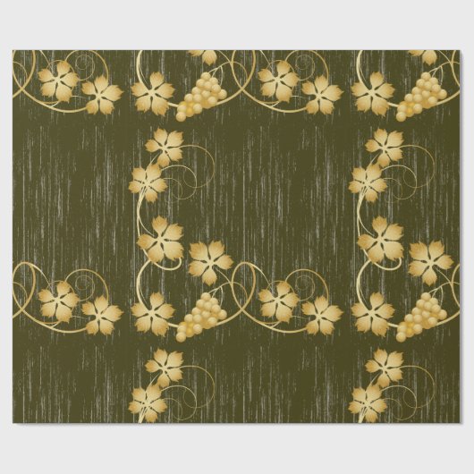 Grapevine Wrapping Paper Geschenkpapier (Flach)
