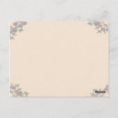 Grapevine Wreath Wedding Tischnummer (Rückseite)