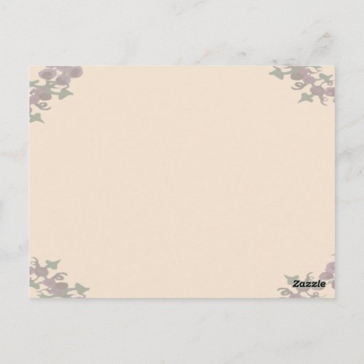 Grapevine Wreath Wedding Tischnummer (Rückseite)