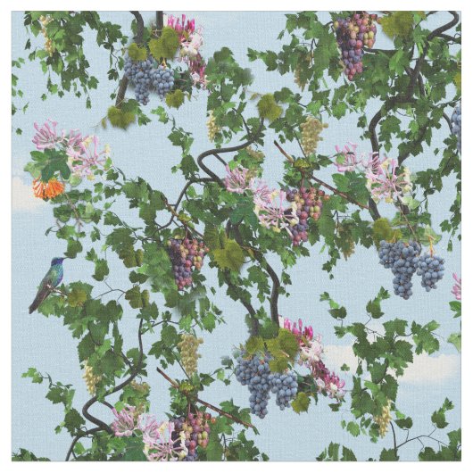 Grapevines mit duftenden Honigsaugen Stoff (Nahaufnahme)