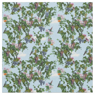 Grapevines mit duftenden Honigsaugen Stoff