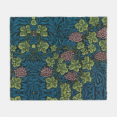  Grapevines with clusters of pink grapes  Fleecedecke (Vorderseite (Horizontal))