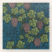  Grapevines with clusters of pink grapes  Glasuntersetzer (Vorderseite)