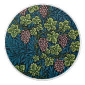  Grapevines with clusters of pink grapes  Keramikknauf (Vorderseite)