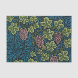  Grapevines with clusters of pink grapes  Seidenpapier