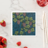  Grapevines with clusters of pink grapes  Serviette (Beispiel)