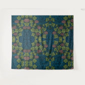  Grapevines with clusters of pink grapes  Wandteppich (Vorderseite (Horizontal))