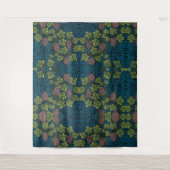  Grapevines with clusters of pink grapes  Wandteppich (Vorderseite)