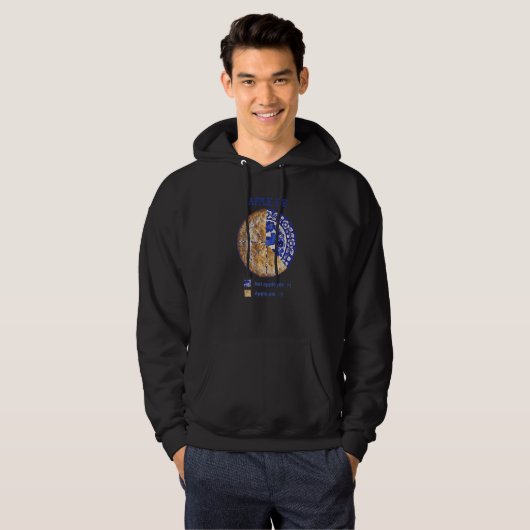 Graph Apple pie Not apple pie Apple pie fun pie c Hoodie (Vorne ganz)