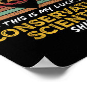 Graph des Zitats von Funny Conservation Scientists Poster (Ecke)