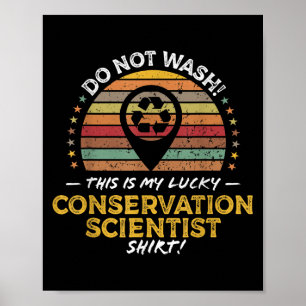 Graph des Zitats von Funny Conservation Scientists Poster