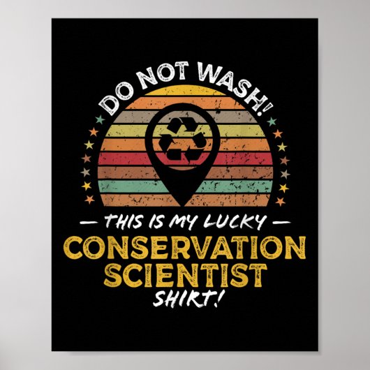 Graph des Zitats von Funny Conservation Scientists Poster (Vorne)