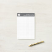 Graph Grid 5 Quadrate pro Zoll Post-it Klebezettel (Auf Schreibtisch)