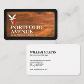 Graph-Logo für Finanzspeicher | Holz und Ziegel Visitenkarte (Vorne/Hinten)