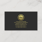 Graph of Creative Stock Share Financial Money Mark Visitenkarte (Rückseite)