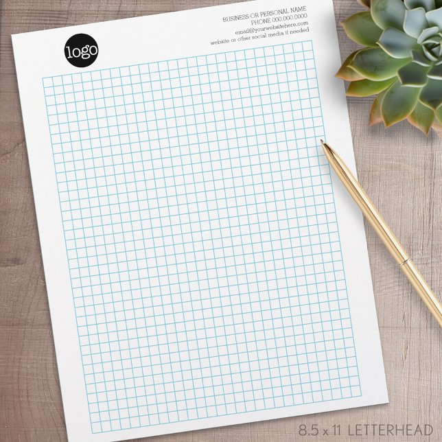 Graph Pad Calcpad Engineering Logo Briefbogen (Personalized Letterhead )