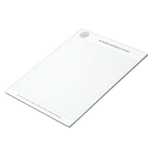 Graph Pad Calcpad Engineering Logo Notizblock (angewinkelt)