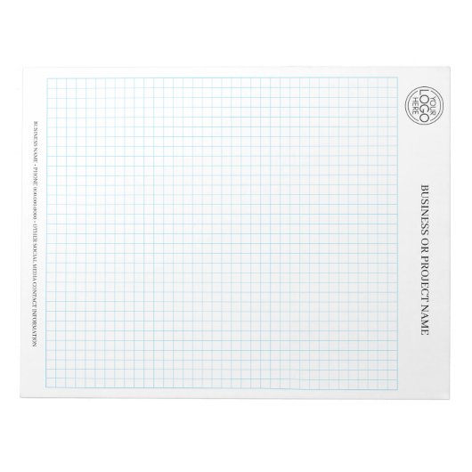 Graph Pad Calcpad Engineering Logo Notizblock (Vorderseite)