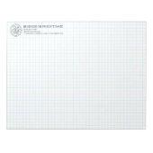 Graph Pad Calcpad Engineering Logo Notizblock (Vorderseite)