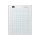 Graph Pad Calcpad Engineering Logo Notizblock (Rotiert)