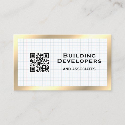 Graph Paper | Holzkörner Visitenkarte (Vorderseite)